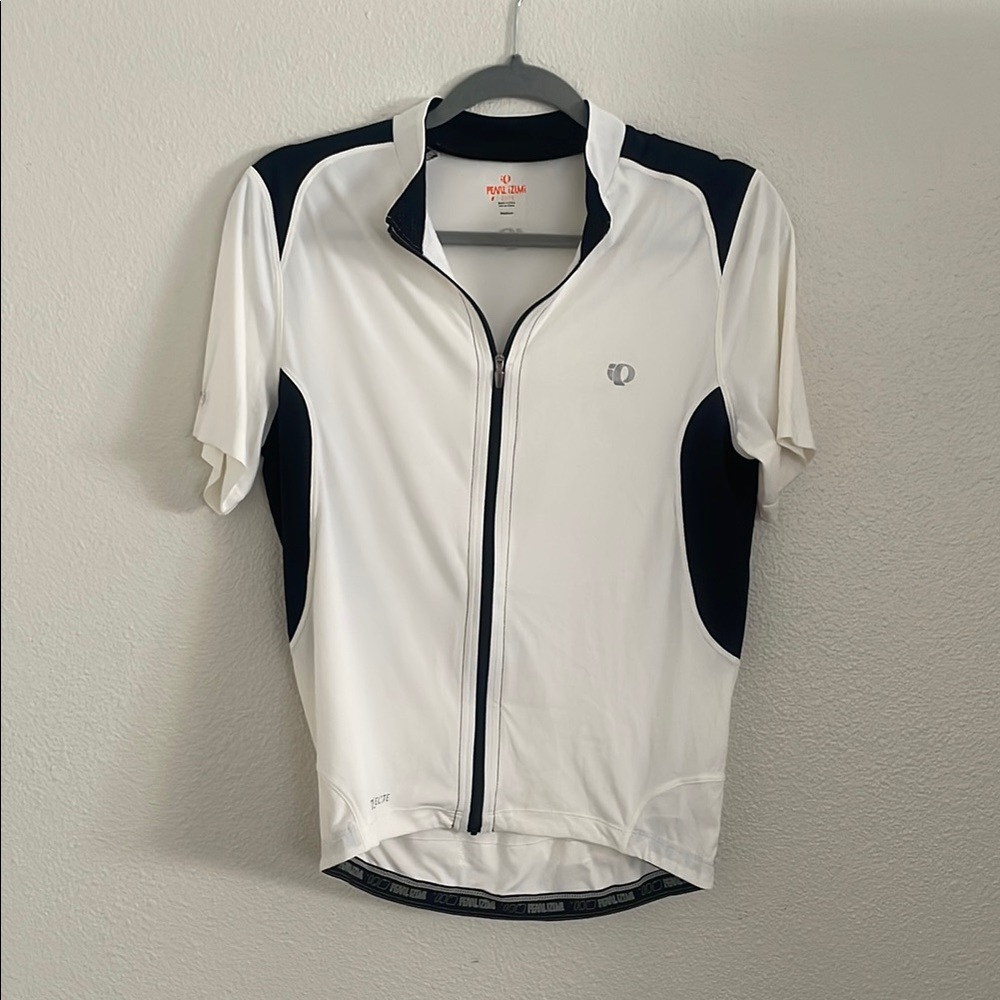 Pearl Izumi White and Black Cycling Jersey